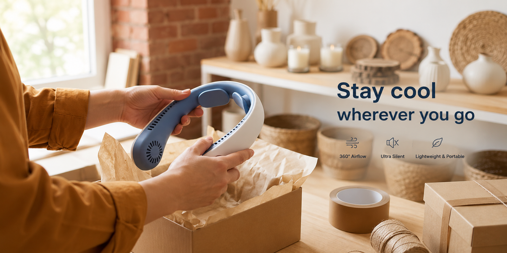 Neck Fan Portable Rechargeable