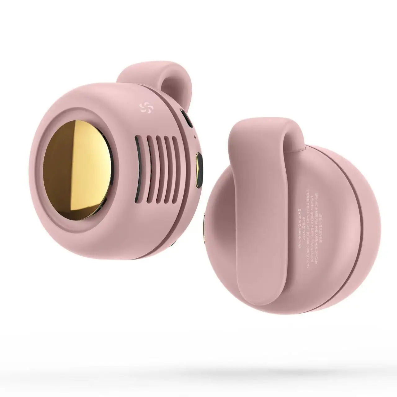 360°Rotating Neck Fan Portable Clip On Mini Fan USB Rechargeable Wearable Cooling Fan Low Noise Hands Free Small Fan